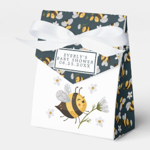 Madeliefje Bloem Hommeltje Bij Baby Shower Bedankdoosjes