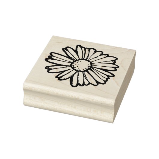 Madeliefje Bloem Illustratie                       Rubberstempel (Stempel)