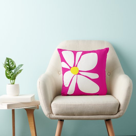 Madeliefje Bloem Kussen (Stoel)