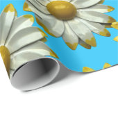 Madeliefje Bloem - Lente Zomer Tuin Bruiloft Bloem Cadeaupapier (Rol Hoek)