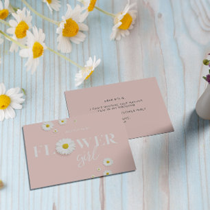 Madeliefje Bloemenmeisje Briefkaart