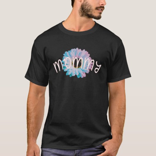 Madeliefje bloementuin en liefdevolle positieve ma t-shirt (Voorkant)