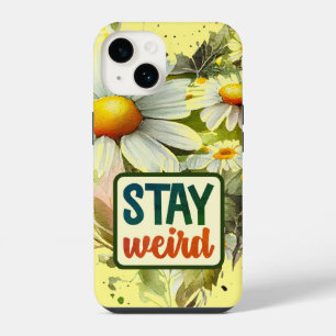 Madeliefje Botanische Tuin "Blijf Raar" iPhone 14 Hoesje