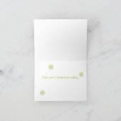 Madeliefje Bruiloft/ Dank je Bedankkaart (Binnen)