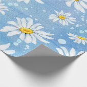 madeliefje cadeaupapier (Hoek)