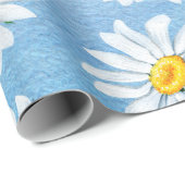 madeliefje cadeaupapier (Rol Hoek)