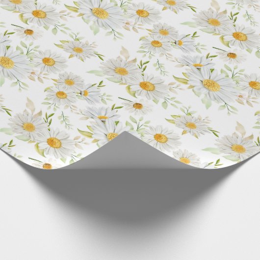 Madeliefje Cadeaupapier (Hoek)