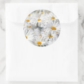 Madeliefje Design Ronde Sticker (Tas)