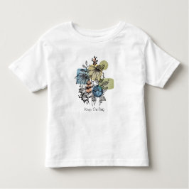 Madeliefje Doodle in Inkt en Waterverf Kinder Shirts