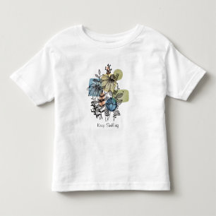 Madeliefje Doodle In Inkt En Waterverf Kinder Shirts