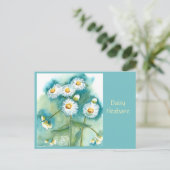 Madeliefje Fleabane Postkaart (Staand voorkant)