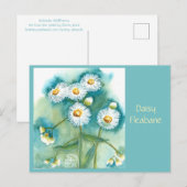 Madeliefje Fleabane Postkaart (Voorkant / Achterkant)