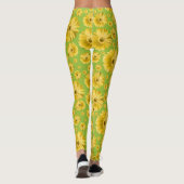 Madeliefje Geel Leggings (Achterkant)