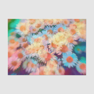 Madeliefje Hippie Boho Print Kleurrijke Bloemen Tissuepapier