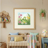 Madeliefje Kleine Insecten Kinderkamer Poster