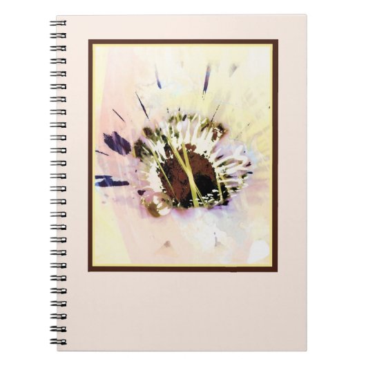 Madeliefje kunstwerk notitieboek (Voorkant)