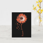 Madeliefje Leukemie Bewustzijn Geschenken Kaart (Gele Bloem)