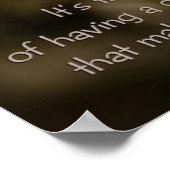 Madeliefje met Inspirerende Citaten Poster (Hoek)