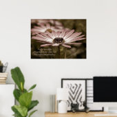 Madeliefje met Inspirerende Citaten Poster (Thuiskantoor)