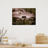Madeliefje met Inspirerende Citaten Poster (Keuken)