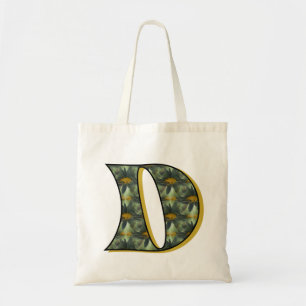Madeliefje Monogram Initiaal D Tote Bag