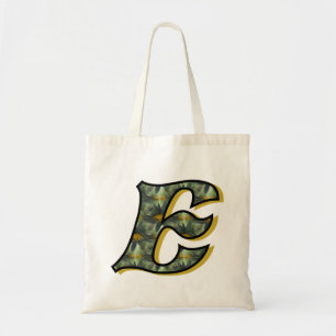 Madeliefje Monogram Initiaal E Tote Bag
