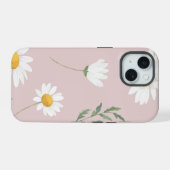 Madeliefje Naadloos Patroon iPhone 15 Case (Achterkant horizontaal)