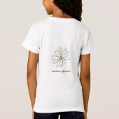 Madeliefje Naam Meisjes T-Shirt (Achterkant)