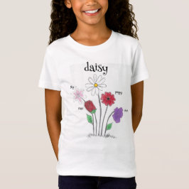 Madeliefje Naam Meisjes T-Shirt