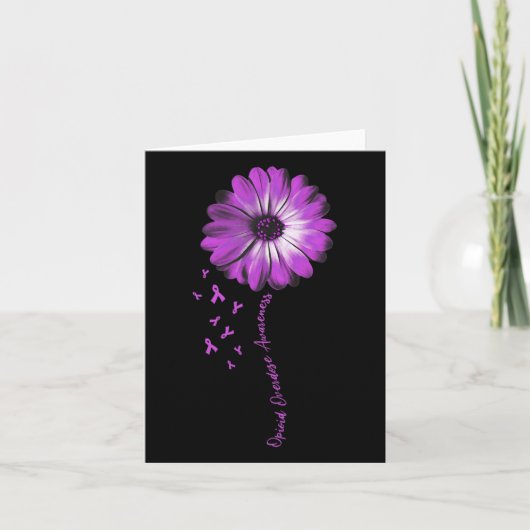 Madeliefje Opioïde Overdosis Bewustzijn Geschenken Kaart (Voorkant)