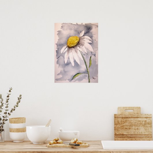 madeliefje poster (Keuken)