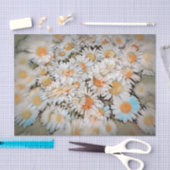 Madeliefje Print Wit Bloem Kunst Decoupage Tissuepapier (Craft)