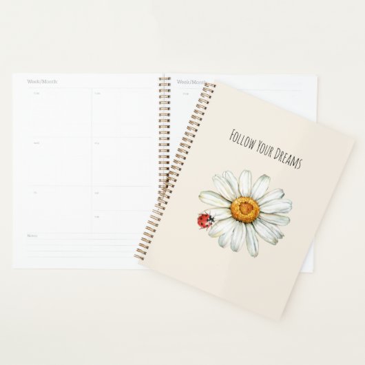 Madeliefje Rode Zwarte Lieveheersbeestje Planner (Display)