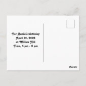 Madeliefje Save The Date Ansichtkaart Briefkaart (Achterkant)