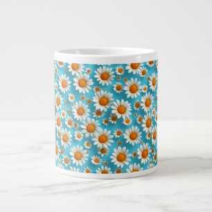 Madeliefje Schattige Witte bloemen Grote Koffiekop