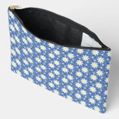 madeliefje stippen blauw etui (Open)