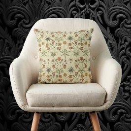 Madeliefje van William Morris, Vintage Victoriaans Kussen