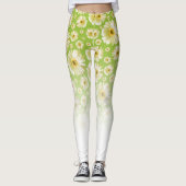 Madeliefje Wit Leggings (Voorkant)