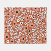 madeliefjes: abstracte achtergrond. fleece deken (Voorkant (Horizontaal))