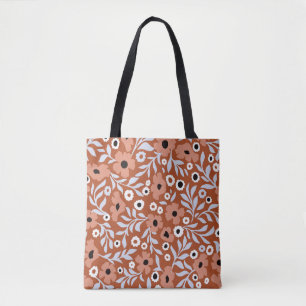  madeliefjes: abstracte achtergrond. tote bag