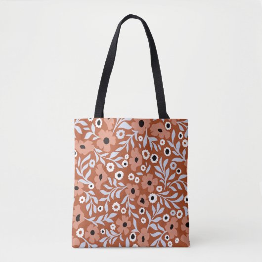  madeliefjes: abstracte achtergrond. tote bag (Voorkant)