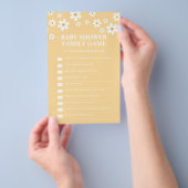 Madeliefjes Baby Shower Spel Flyer (Hand)