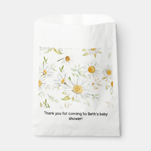 Madeliefjes Bedankzakje (Voorkant)