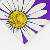 🌼 Madeliefjes & Bladeren Gloeien ❄️ Knusheid Natu Fleece Deken (Hoek)