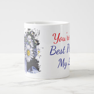 Madeliefjes bloem je bent het beste deel van mijn grote koffiekop