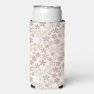 Madeliefjes Bloemen Beige Bloemige Esthetiek Ditsy Seltzer Blikjeskoeler