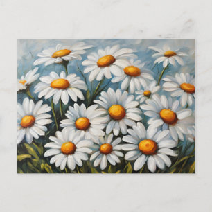 Madeliefjes Bloemen Bloemrijke Natuur Illustratie  Briefkaart