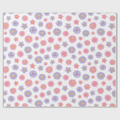 Madeliefjes Bloemen Cadeaupapier (Vlak)