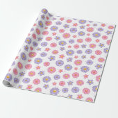 Madeliefjes Bloemen Cadeaupapier (Uitgerold)
