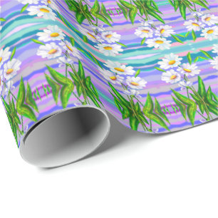 Madeliefjes Bloemen Cadeaupapier Madeliefjes